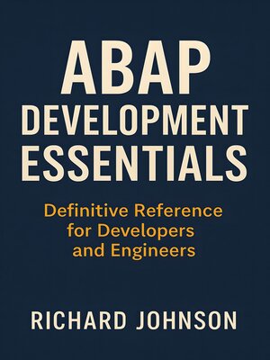 cover image of ABAP Development Essentials